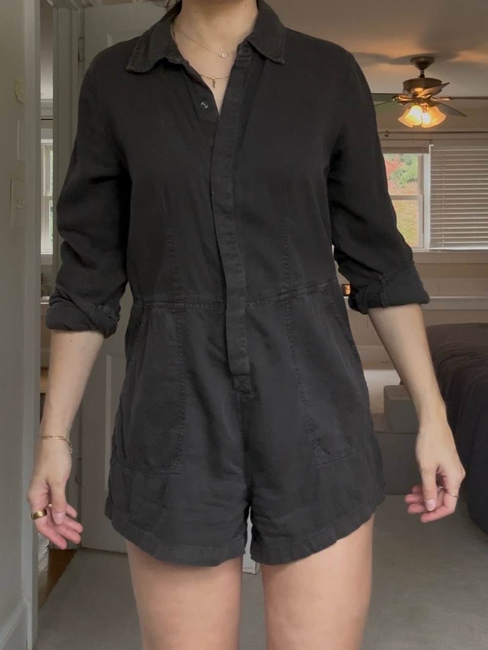 Billabong Gray Romper